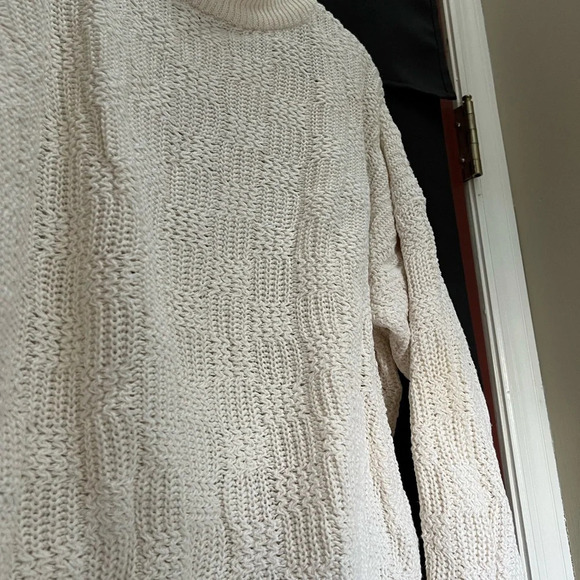 Vintage Beige Checker Sweater - Picture 7 of 8